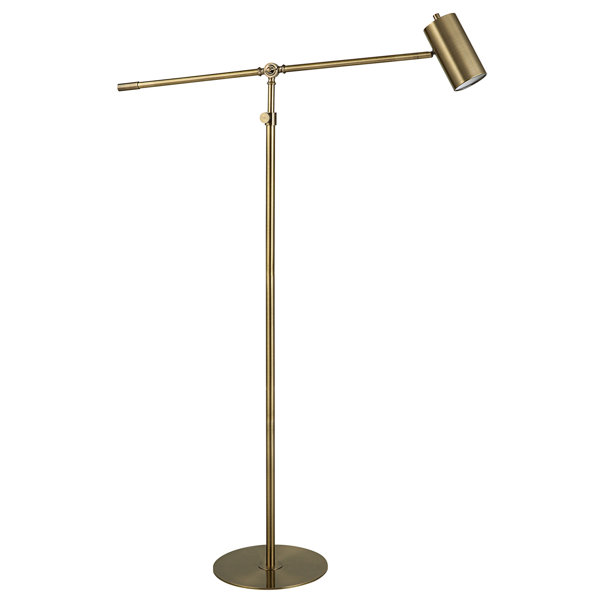 Mercer41 Lexius 60'' Gold Arched Floor Lamp | Wayfair